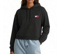 Shein TOMMY JEANS Women's Sweatshirts Versatile Warm Lightweight Weekend Sports Commuting Black DW0DW22357-BDS