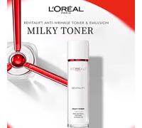 Shein Tónico Revitalift Pro-Retinol Aqua Milky de L'Oréal Paris, 65/130ml, Tónico facial hidratante con Pro-Retinol, péptidos y vitamina CG, fórmula suave p