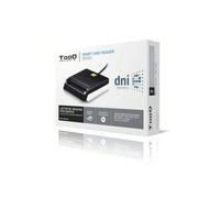 Shein TOOQ TQR-210B - Lector Externo de DNI Electrónico y Tarjetas Inteligentes (DNIe), USB 2.0, Color Negro, 480 Mbps.