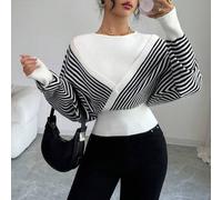 Shein Top casual de mujer para otoño/invierno Anneusta, adecuada para vacaciones, Día de la Independencia, Día del Trabajo, Día de Colón, Acción de Gracias,