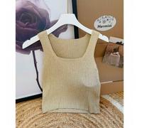 Shein Top de punto con hilos plateados , y tira ancha para mujer , nueva coleccion de verano otoño . talla unica para una S/M . entrega estimada 1-3dias l