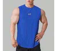 Shein Top sin mangas estilo novio informal para hombre, para uso diario, entrenamiento, camiseta de baloncesto. Camiseta estilo novio con gráfico "Amo a mi