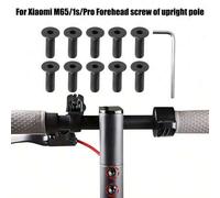 Shein Tornillos del tubo de horquilla del manillar de la scooter eléctrica Mi3 M365 Pro Pro2, incluye herramienta hexagonal de instalación, adecuado para re