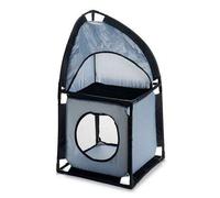 Shein Torre esquinera para gatos 69x35,5x35,5cm en metal y poliéster Gris. Envio gratis en 24/48h