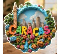 Shein Torres del Reloj de Caracas, Skyline Moderno y el Florecimiento del Valle de Ávila, Imán de los Trópicos, la Ciudad de la Eterna Primavera, Recuerdo p
