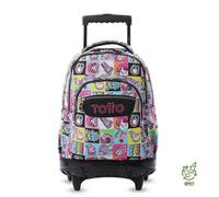 Shein Totto Mochila escolar ruedas Renglones Material: Poliéster reciclado 32 x45.5 x 18 cm⭐ Envío GRATIS ✅ Entrega 24/48h a España (península)