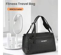 Shein TR1*09016 Bolsa de viaje ligera para hombres y mujeres Bolsa de equipaje de corta distancia de gran capacidad Negra Bolsa de embarque plegable para vi