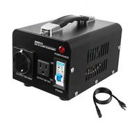 Shein Transformador convertidor de voltaje, 500-6000 VA, transformador elevador/reductor de potencia, convierte 110 V a 220 V y 220 V a 110 V, con enchufes
