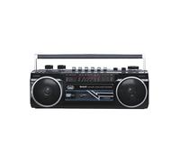 Shein Trevi RR 501 BT estéreo Boombox Altavoz portátil Bluetooth, USB, SD, MP3, Negro