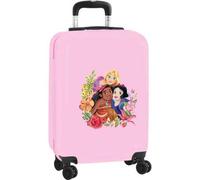 Shein Trolley cabina 20" princesas disney "magical"| Interior forrado y organizado con bolsillo de red y panel separador | Cintas elásticas para sujetar el