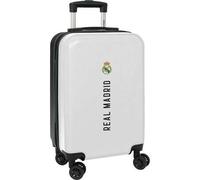 Shein Trolley Cabina 20" Real Madrid 1ª Equip. 24/25 medidas de cabina estándar y interior bien organizado con copartimentos y correas que manetiene todo or