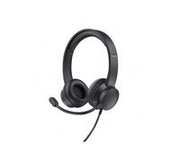Shein Trust HS-201 Auriculares Alámbrico Diadema Oficina/Centro de llamadas USB tipo A Negro