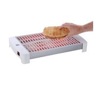 Shein TT5016 - Tostador horizontal XXL(35 x 25 cm) con 5 barras de cuarzo. Mueble y parrilla de acero inoxidable. 3 potencias de calor. Bandeja recogemigas