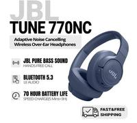 Shein TUNE 770NC - Auriculares inalámbricos over-ear con cancelación de ruido adaptativa y ambiente inteligente, Bluetooth 5.3, hasta 70 horas de duración d