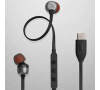 Shein TUNE310C - Auriculares intrauditivos alámbricos de alta resolución, control remoto de 3 botones con micrófono (Tipo-C), cable plano antienredos