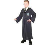 Shein Túnica Slytherin Infantil - Disfraz Personajes Harry Potter Licencia Oficial - Disfraz De Mago Diseño Auténtico Hogwarts - Túnica Slytherin Infantil -
