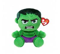Shein Ty - Colección Marvel, Hulk, Todos tus superhéroes favoritos en versión flexible, Peluche suave para coleccionar, Idea de regalo para jóvenes y mayore