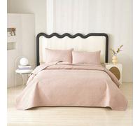 Shein U HOME - Colcha Bouti de verano fresca, ligera, reversible y elegante,tejido 100% poliéster, Incluye funda de almohada 50x70cm