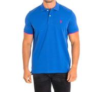 Shein U.S. POLO ASSN. Polo Manga Corta LORN cuello de solapa a contraste 62235 para Hombre - Entrega 24/48 horas en Peninsula y Baleares