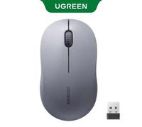 Shein UGREEN Ratón inalámbrico de doble modo 2.4G y Bluetooth 4000DPI con 4 niveles de ajuste, 3 botones silenciosos, receptor con grabado láser y diseño er
