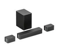 Shein ULTIMEA Barra de Sonido Envolvente 5.1, Sistema de Sonido Envolvente 3D, Barras de Sonido para TV con subwoofer inalámbrico y Altavoces Traseros, Grav