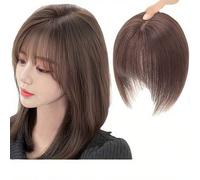 Shein Último set de peluca con flequillo de aire 3D para mujeres, cabello sintético, piezas de cabello de alta densidad, aumenta el volumen del cabello, cub