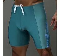 Shein Últimos pantalones cortos de natación de alta calidad, de secado rápido, elásticos y de longitud hasta la rodilla para hombres, para deportes al aire