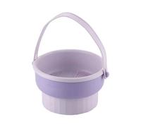 Shein Un balde de limpieza multifuncional con diseño colgante para cepillos, que se puede usar como caja de almacenamiento de brochas de maquillaje de escri