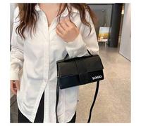 Shein Un bolso de tofu imprescindible para mujer | Bolso bandolera de un solo hombro para ir al trabajo y tener citas en diversas situaciones. Bolso cuadrad