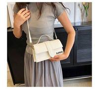 Shein Un bolso de tofu imprescindible para mujer | Bolso bandolera de un solo hombro para ir al trabajo y tener citas en diversas situaciones. Bolso cuadrad