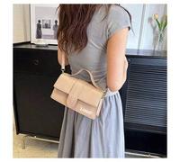 Shein Un bolso de tofu imprescindible para mujer | Bolso bandolera de un solo hombro para ir al trabajo y tener citas en diversas situaciones. Bolso cuadrad