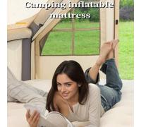 Shein Un colchón inflable portátil de varios tamaños hecho de PVC, imprescindible para cazar, hacer senderismo, viajar, ir de picnic, parques, ciclismo y ac