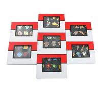 Shein Un conjunto de insignias conmemorativas coleccionables, insignias de gimnasio Pokémon y broches exquisitos y elegantes, adecuados para uso diario, col