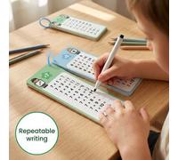 Shein Un conjunto de tarjetas didácticas reutilizables de matemáticas que incluyen tarjetas de aprendizaje de suma, resta, multiplicación y división. Diseña