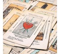 Shein Un juego de cartas de tarot para principiantes, que incluye palabras clave - Juego de adivinación y orientación, 78 cartas, explicación detallada de l