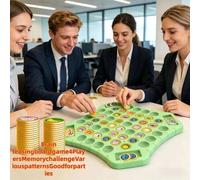 Shein ¡Un juego de mesa nuevo para cuatro jugadores ya está aquí! El ajedrez multijugador Happy Flip viene con 72 piezas de ajedrez con patrones de animales