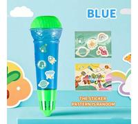 Shein Un micrófono de eco, educación temprana para niños, producción, música de iluminación, juguetes, canto, artificio, ins, micrófono, para la temporada d