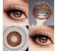 Shein Un par de lentes de contacto de color con un diámetro de 14.5mm y un contenido de agua del 40%, adecuados para uso diario y cómodos de usar durante mu