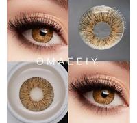 Shein Un par de lentes de contacto de color con un diámetro de 14.5mm y un contenido de agua del 40%, adecuados para uso diario y cómodos de usar durante mu