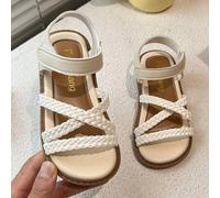 Shein Un par de sandalias deportivas y para exteriores con correas tejidas para niños, que son transpirables y resistentes al desgaste, y no causan fatiga e