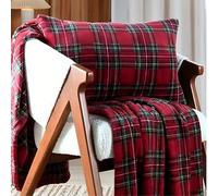 Shein Una elegante manta navideña con copos de nieve para la decoración del hogar, perfecta para sofás, bancos, sillas y camas. Este juego de cama de tercio