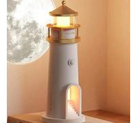 Shein Una lámpara de proyección de la Luna con percepción humana, lámpara de proyección de faro, lámpara de mesa de luz de luna, luz nocturna con carga USB,