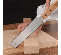 Shein Una pequeña sierra de mano, carpintería japonesa, corte plano, hoja flexible, regla recta de madera, material metálico, madera, sin electricidad, adec