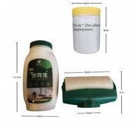 Shein Una pintura de pared de 500g a base de agua y limpia. Mantenimiento del hogar conveniente: pintura de látex blanca, graffiti, manchas, huellas, conven