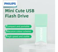 Shein Unidad de memoria USB 2.0 de 64GB en forma de personaje lindo de gelatina PHILIPS, memoria portátil, regalo de almacenamiento de datos