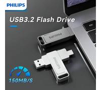 Shein Unidad flash USB3.2 de PHILIPS, con gran capacidad de almacenamiento, que puede satisfacer fácilmente diversas necesidades de almacenamiento de archiv