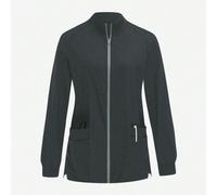 Shein Uniforme de contraste de color/chaqueta de uniforme de enfermera, conjunto informal de uso diario de moda casual, vestidos de enfermera, parte superio