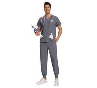 Shein Uniformes de pijama de quirófano Ropa de trabajo para médicos de hospital Ropa dental de la clínica Trajes de enfermera de cirugía Ropa de trabajo par