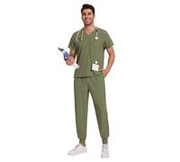 Shein Uniformes de quirófano Ropa de trabajo de médico de hospital Ropa de trabajo de enfermera de clínica dental Traje de cirugía Ropa de trabajo de peluqu