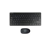 Shein UNYKAch Kit Mini Teclado y Ratón Inalámbricos MK288 Pro Nano USB Wireless 2.4 GHz, 79 Teclas Membrana, 1200 dpi, Silencioso, Ergonómico, Windows, Mac,